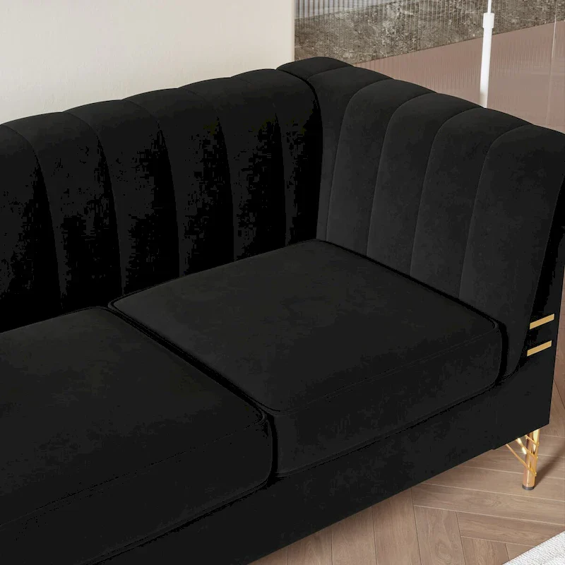 82.67 W Velvet Sofa
