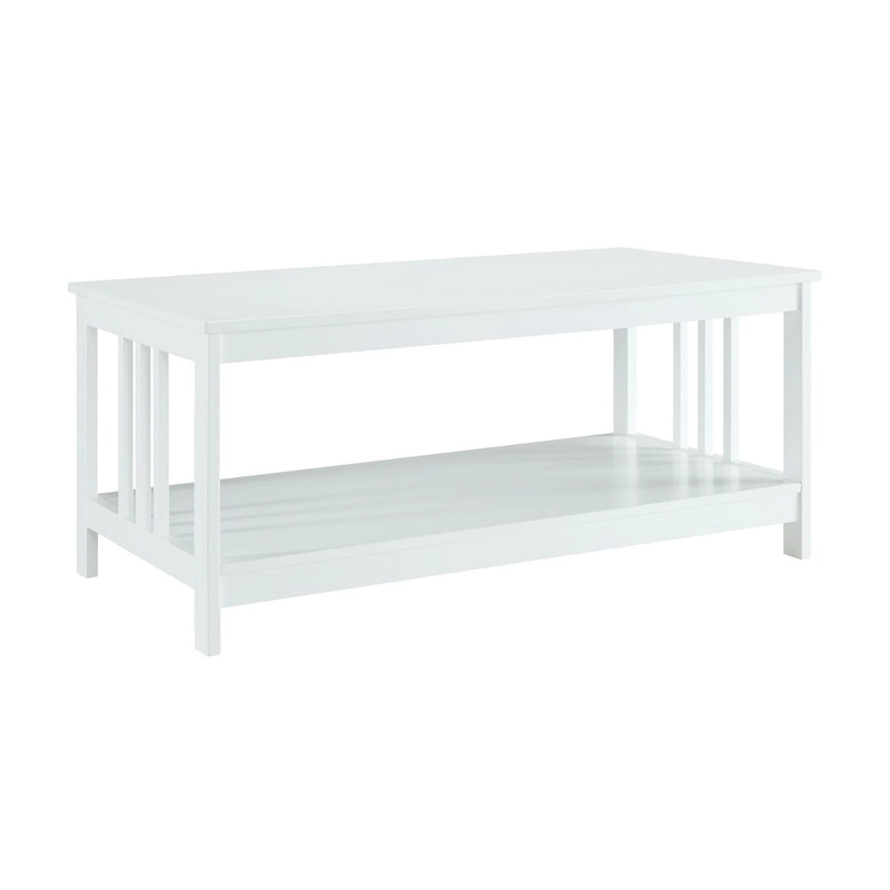 Convenience Concepts Mission Coffee Table with Shelf