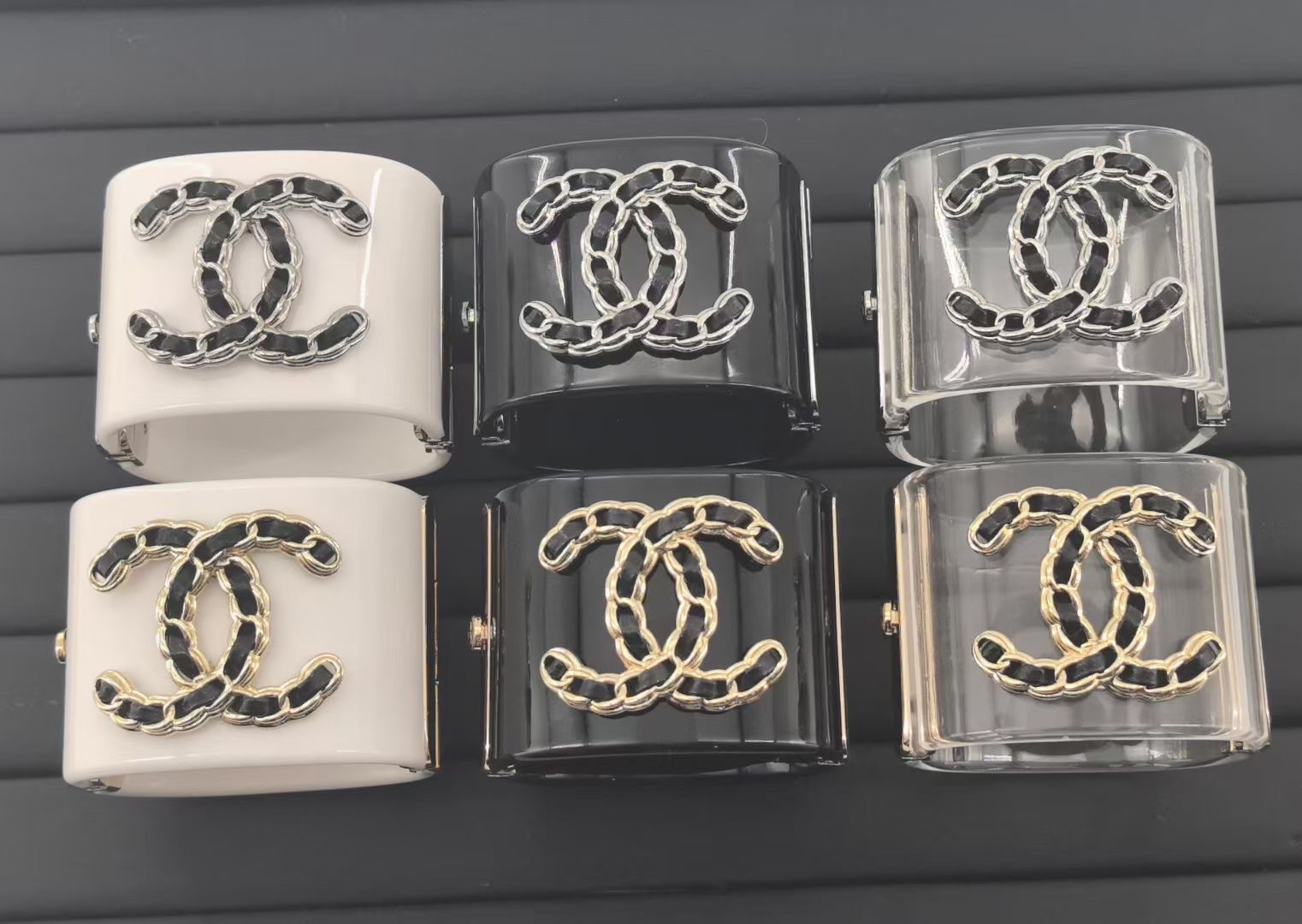 CCS079 CC acrylic cuff bracelet - ccjewelryacc