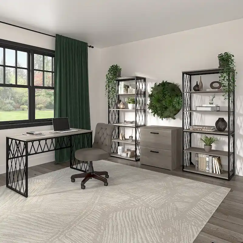 City Park Industrial End Table with Drawer