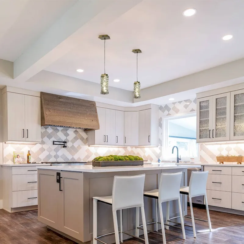 Burano Modern Mini Crystal Pendant Light Gold LED 8-Watt, 4000K - Brass