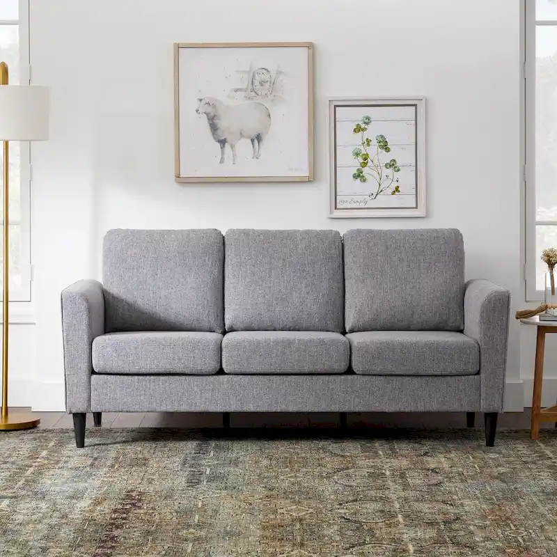 Brookside Clara 73 Upholstered Curved Arm Sofa