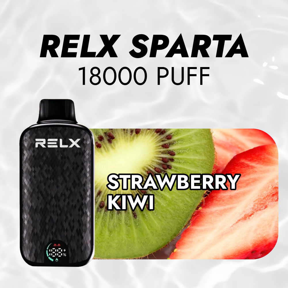 new Relx Sparta 18000 Puffs 20 Flavors