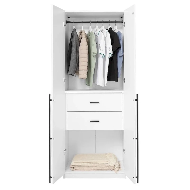 Freestanding Wardrobe Closet Armoire