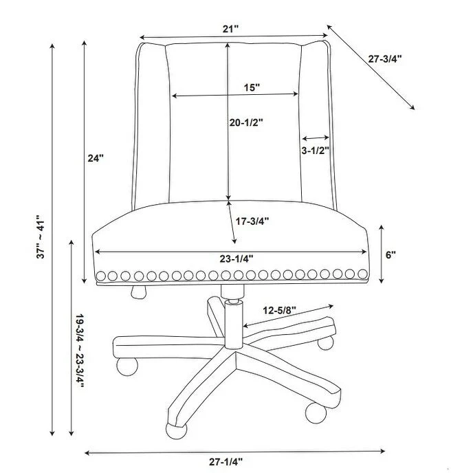 Brown & White Cow Print Plush Office Chair