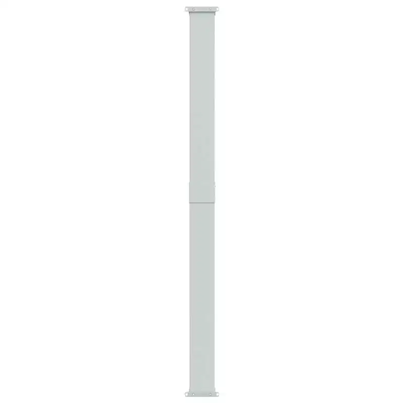vidaXL Side Awning Cream Polyester with PU coating, powder-coated steel