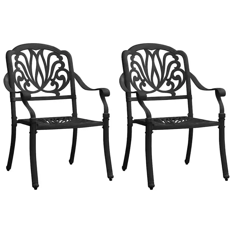 vidaXL Bistro Set Cast Aluminum Durable Bistro Set Round