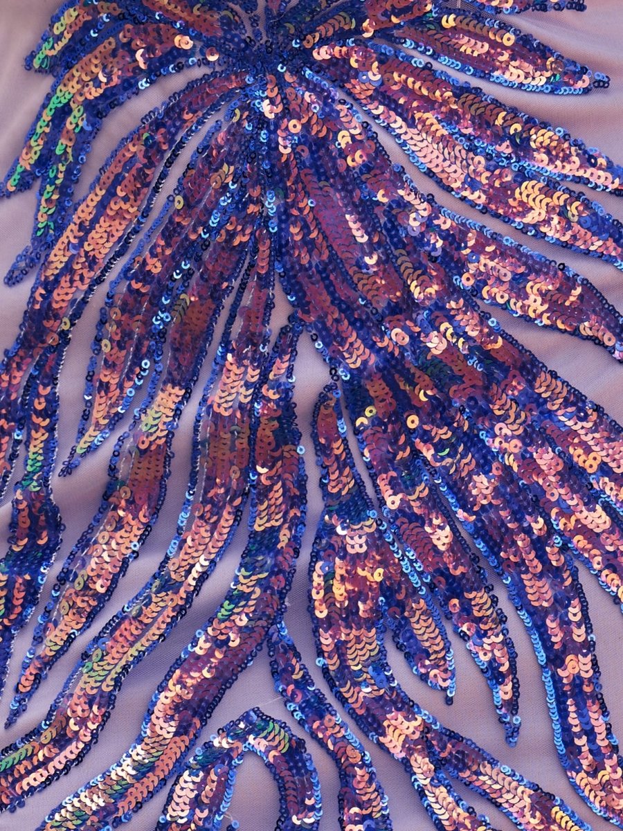 Purple Sweetheart Bodycon Mini Party Dresses with Sequins