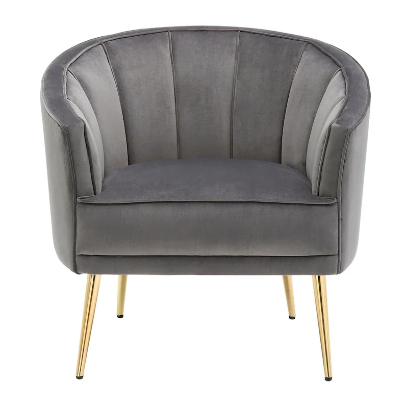 Modern Velvet Accent Chair