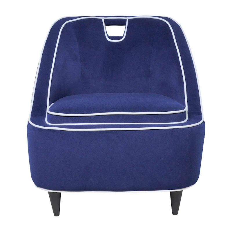 Modern Upholstered Two-Tone Accent Chair - 28 x 30 x 31