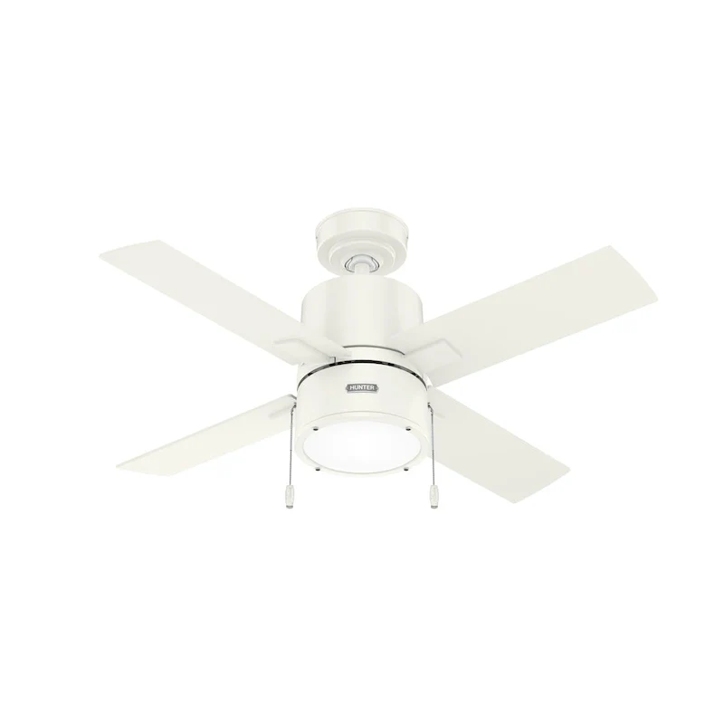Hunter 42  Beck Ceiling Fan with LED Light Kit and Pull Chain - Transitional, Modern, Industrial
