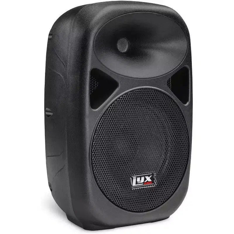 LyxPro 10 110-Watt Powered Active PA Speaker W/Bluetooth, XLR Input