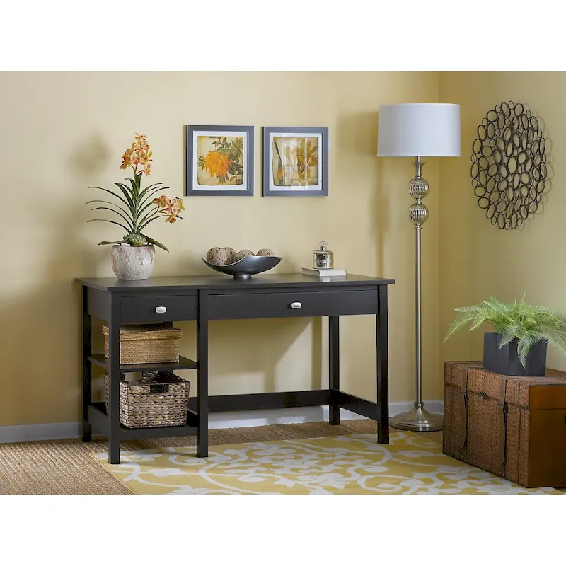 Computer Desk with Shelves - 54 Wide - Contemporary Style