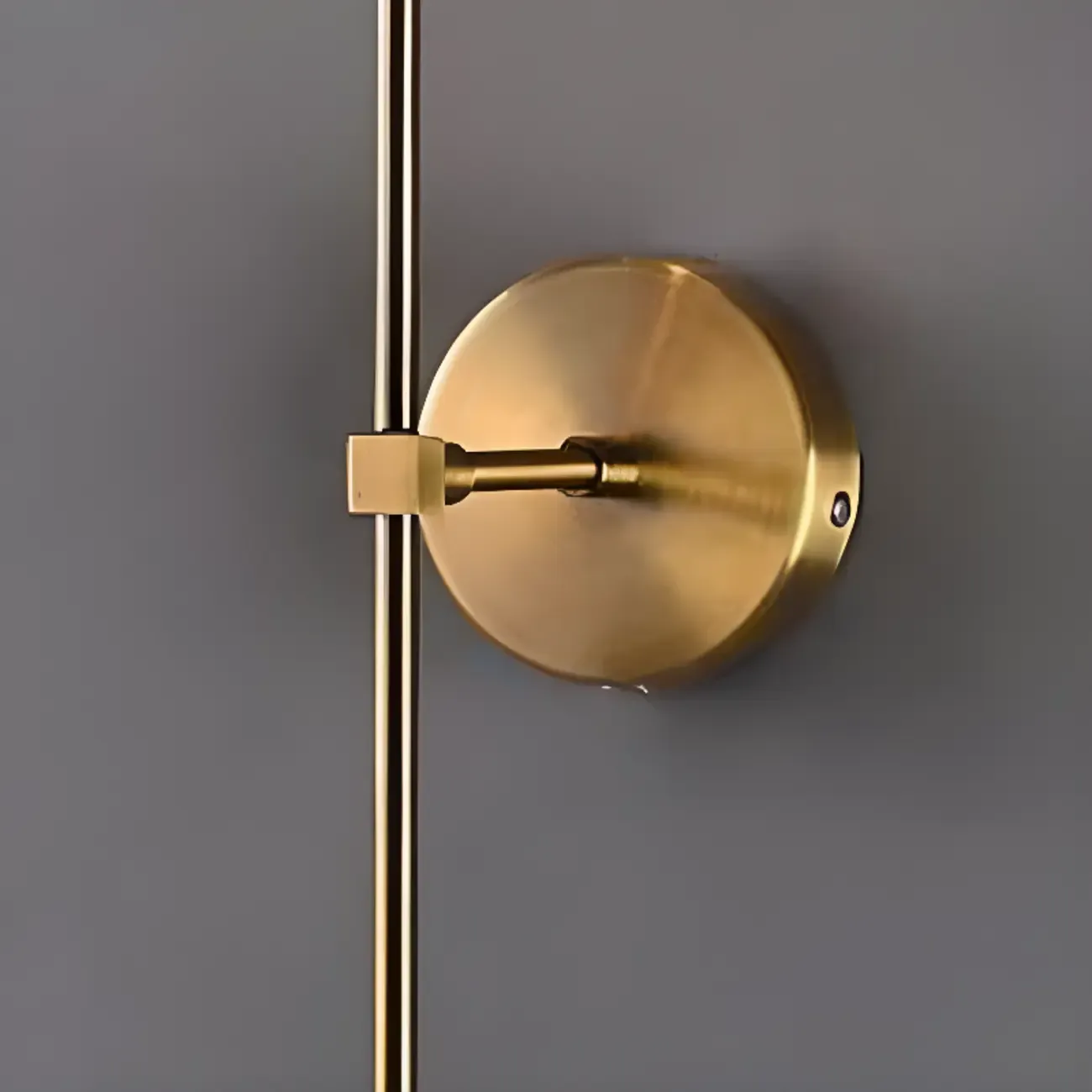 24Modern Brass Wall Sconce Fixture with Glass Shade