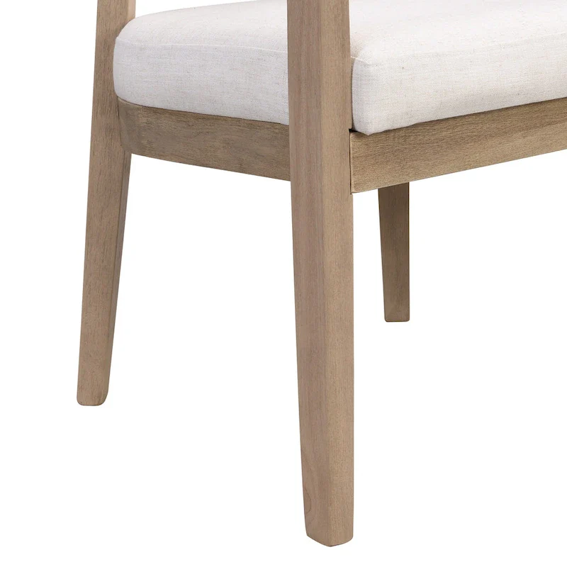 Christopher Knight Home - Carter Modern Dining Armchair Set of 2 with Upholstered Seating and Solid Wood Frame