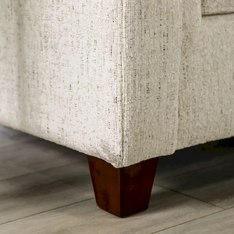 Mecia Transitional Chenille Rolled Arms 2-Piece Sofa Set by Furniture of America