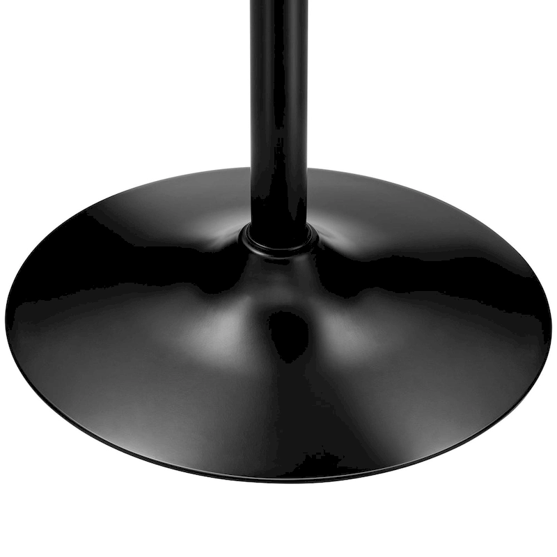 Glitzhome 39.5 H Modern Bistro Walnut Top Round Pub Bar Table