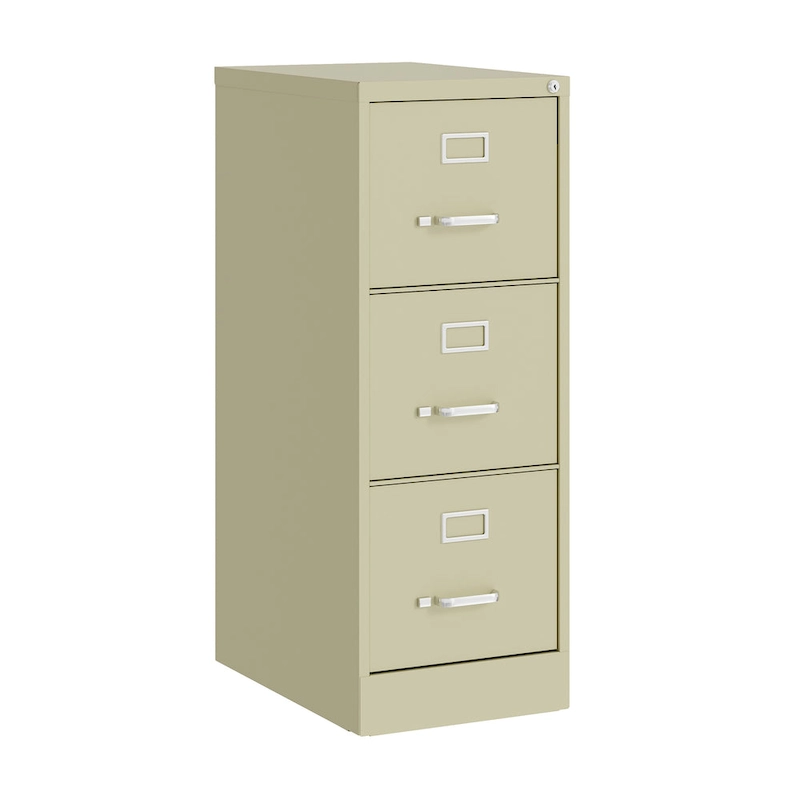 Hirsh 22-in Deep 3 Drawer, Letter Width, Vertical File Cabinet