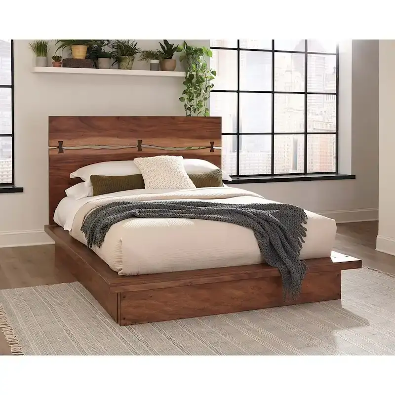 Capistrano Smokey Walnut 6-piece Platform Bedroom Set