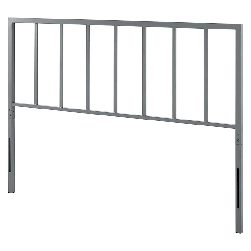 Kenvil Classic King Size Grey Metal Headboard