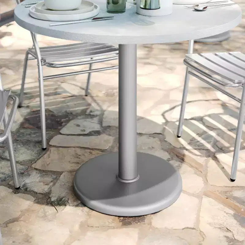 Flash Furniture 18'' Round Restaurant Table Base with 3'' Dia. Table Height Column