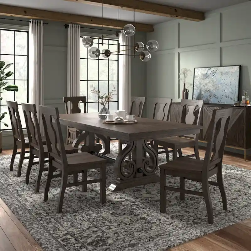 Vikos Wood Extendable Dining Set