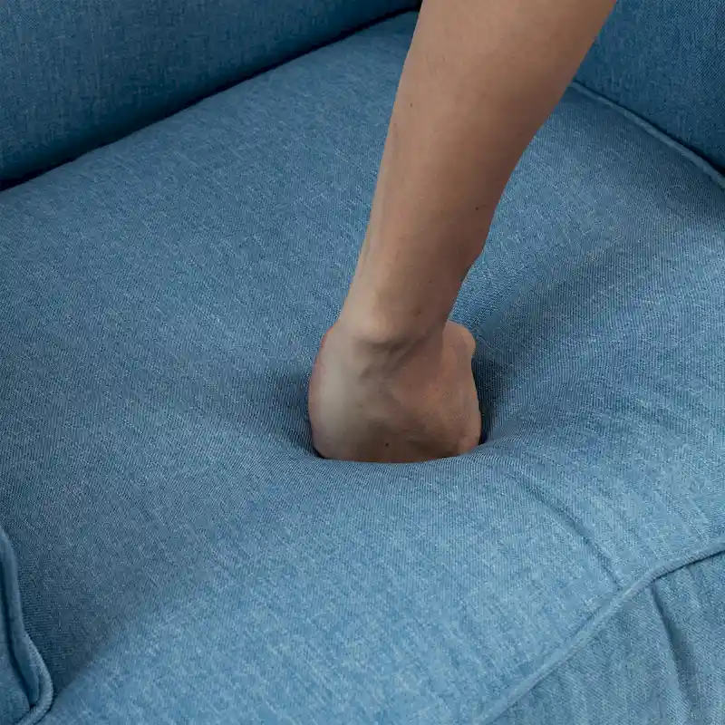 Mid-Century Modern Upholstered Wingback Accent Chair