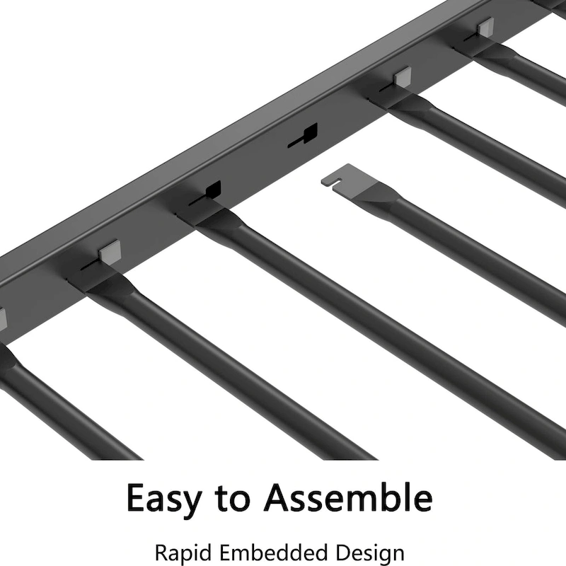 Adin Modern Full Over Full Bunk Bed with Black Metal Guard Rail by Christopher Knight Home