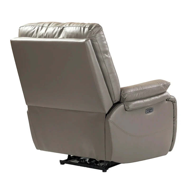 Mercedes Genuine Leather Power Recliner with Cushion Padded