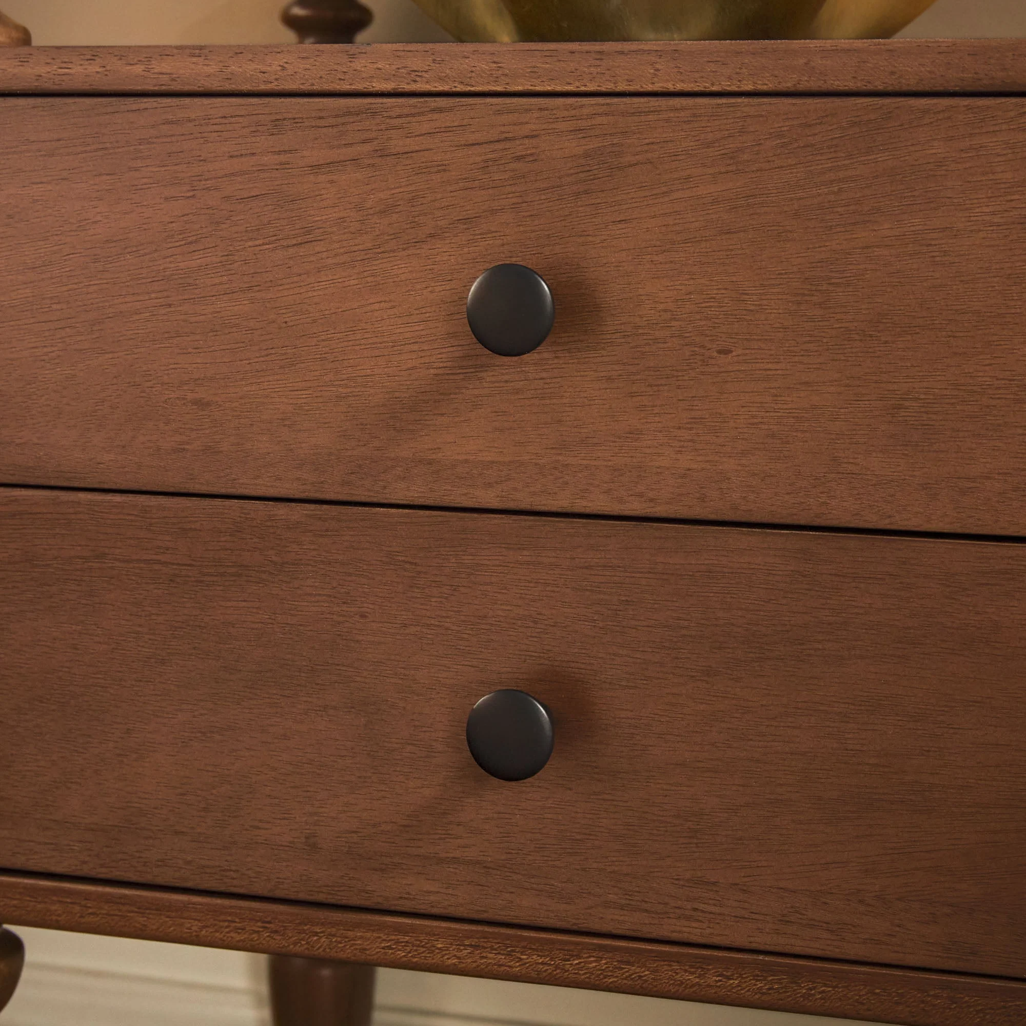 Traditional Vivienne Easy Assembly Solid Wood Nightstand