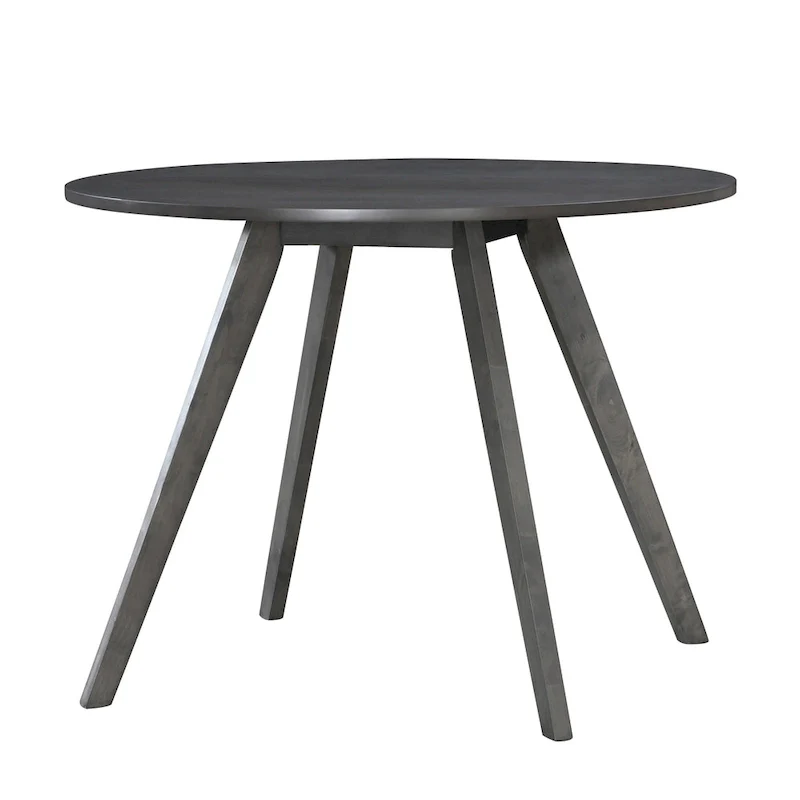 Round Dining Table, Walnut / Natural Oak / Grey, Seats 4