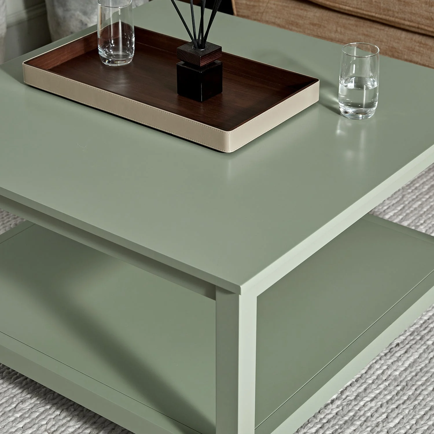 32 Square Coffee Table, Desert Sage