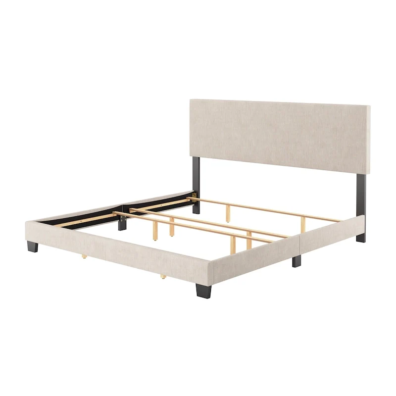 Nova Modern King Bed, Box Spring Required