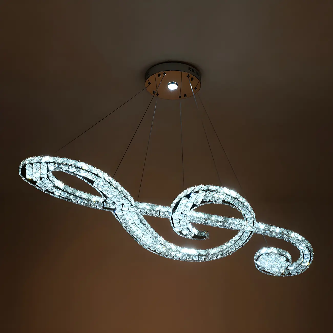 Artistic Modern Crystal 2-Light Island Pendant Light