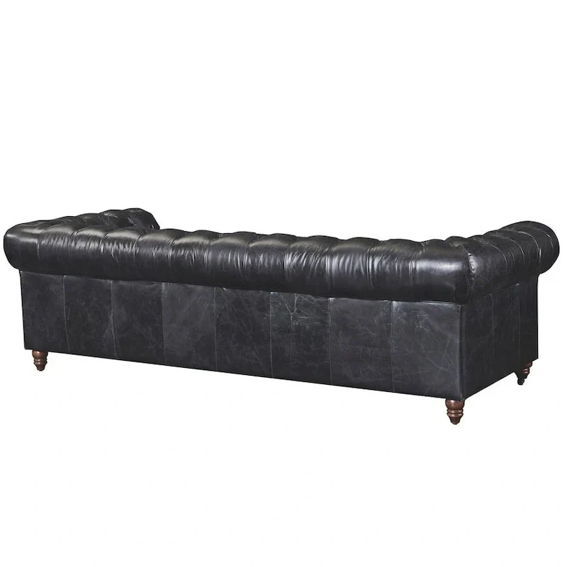 Century Chesterfield Sofa - Light Chestnut Leather