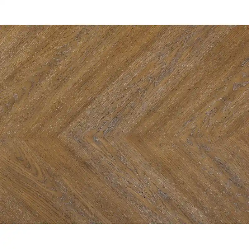 Roundhill Furniture Belleza French Country Dining Table, Antique White and Weathered Oak Finish