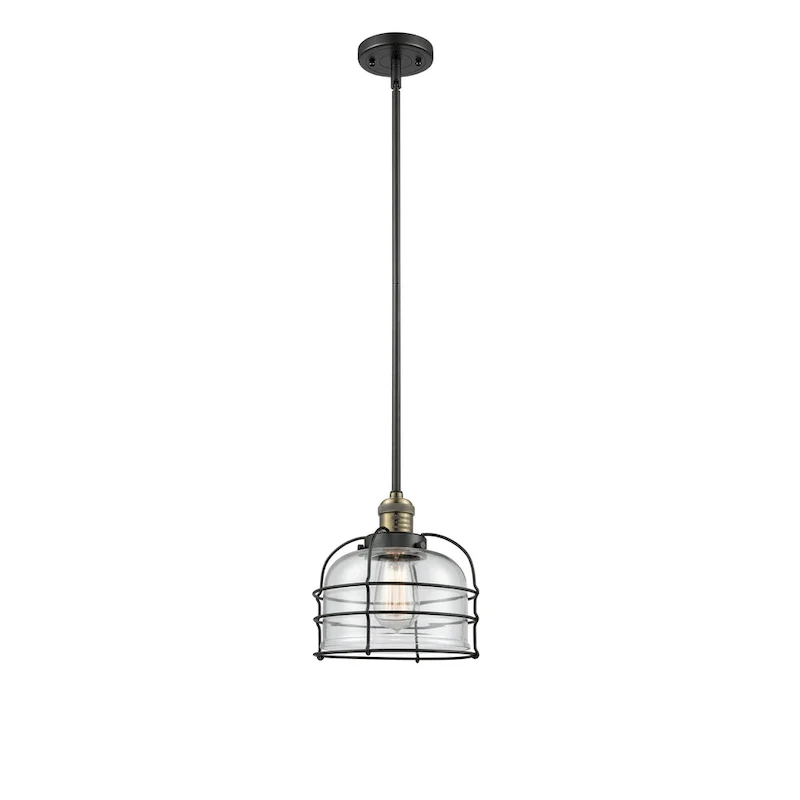 Innovations Lighting Bell Cage - 1 Light 9  Mini Pendant
