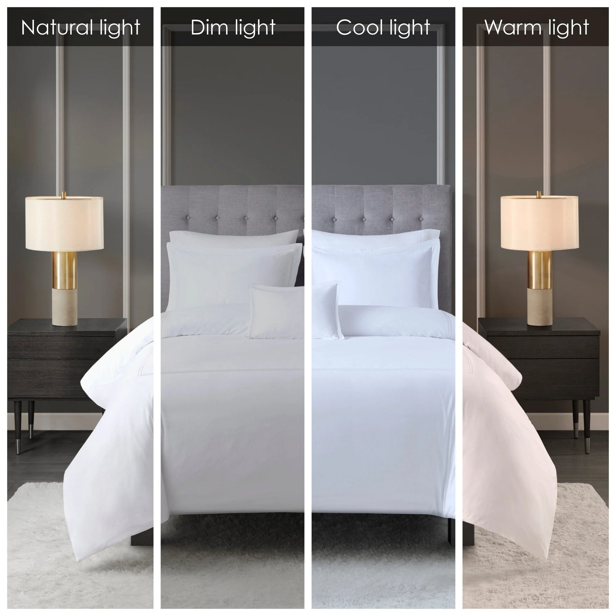 Madison Park Signature 500 Thread Count Luxury Collection 100% Cotton Sateen Embroidered Duvet Cover Set