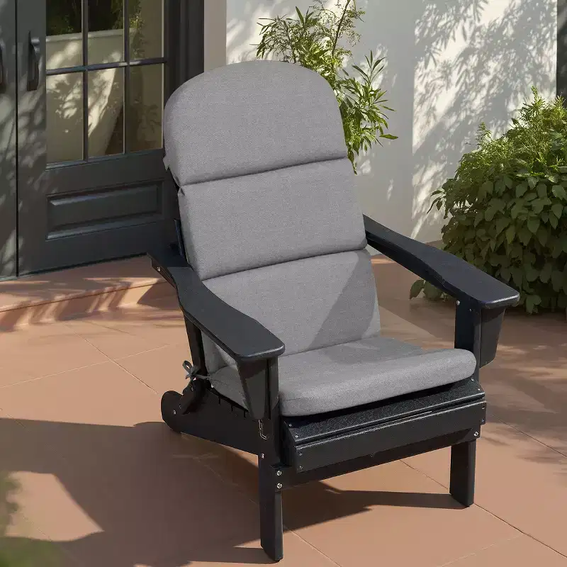 Crestlive Products Adirondack Chair Cushion High Back Patio Water Resistant Fade Resistant