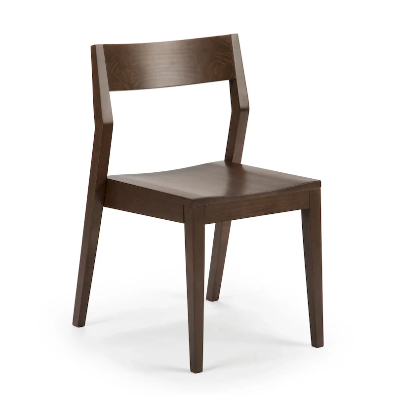 Plank and Beam Modern Solid Wood Dining Chair