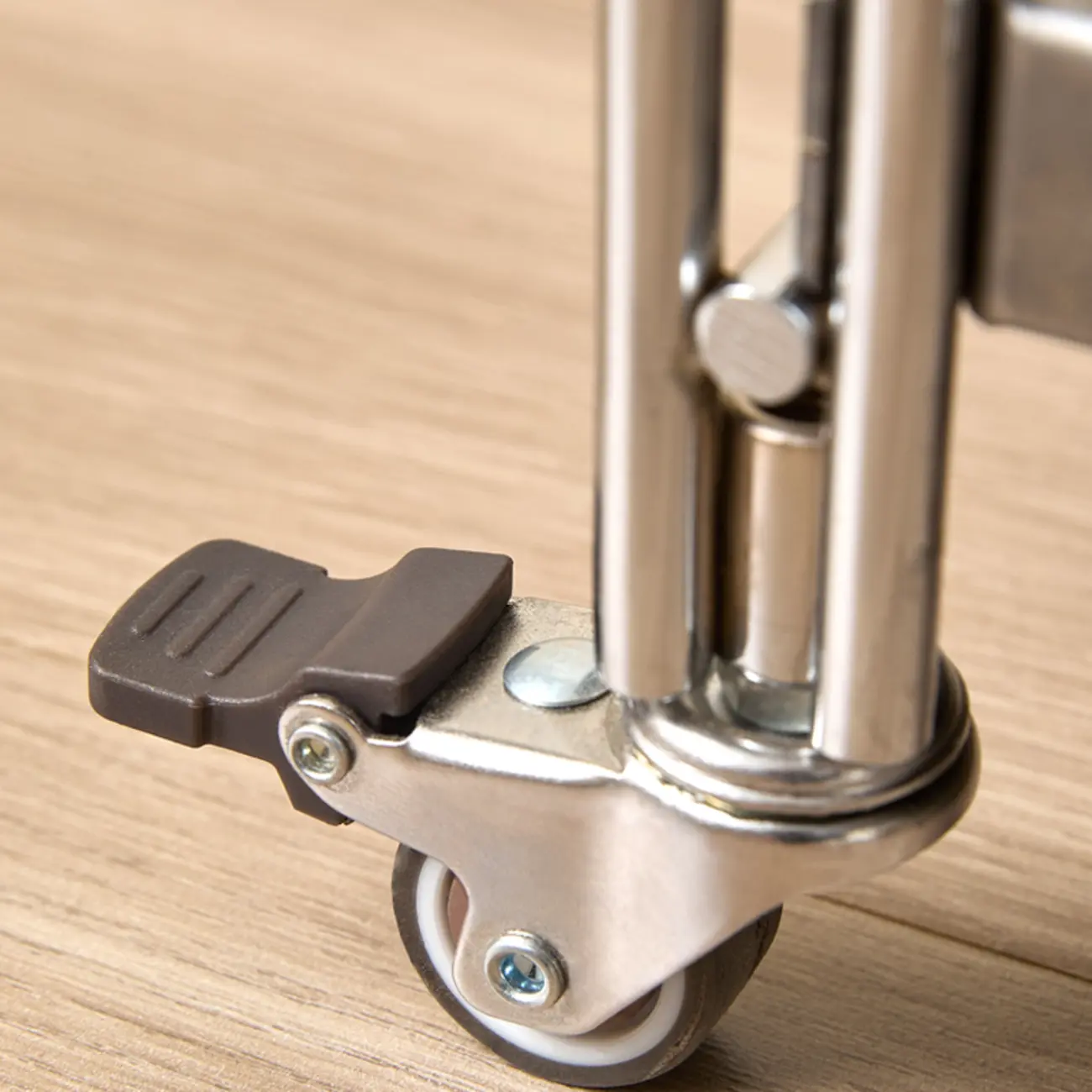 Compact Wood Steel Frame 3-Tier Bookcase in Black