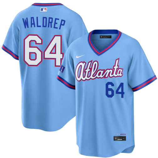 Hurston Waldrep Atlanta Braves Powder Blue 2026 City Connect Stadium Jersey