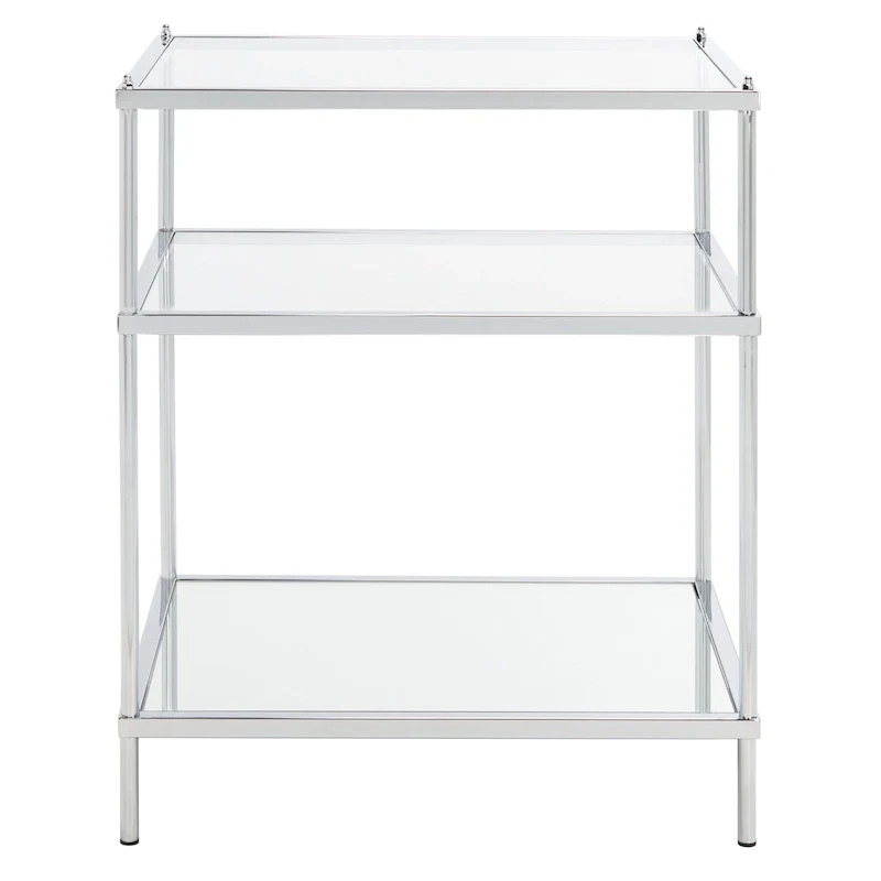 SAFAVIEH Vida 3-Tier Accent Table - 22 W x 18 D x 27 H - 22Wx18Dx27H