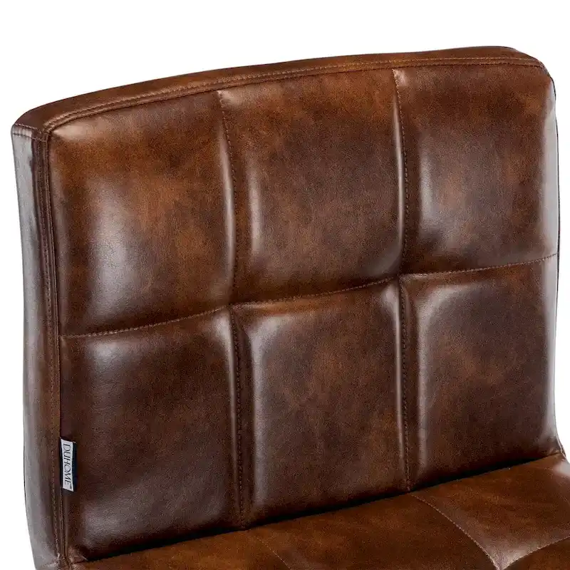 Swivel Adjustable Height with Armless Bar Stools