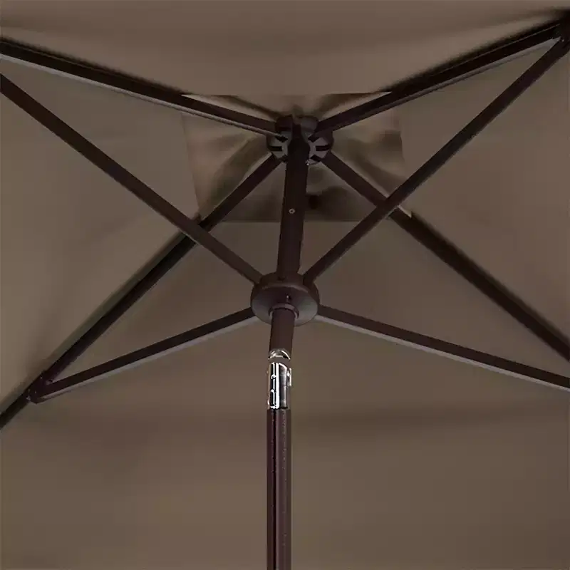 Elegant Valance 7.5 Ft Square Umbrella - PAT8406 - Safavieh