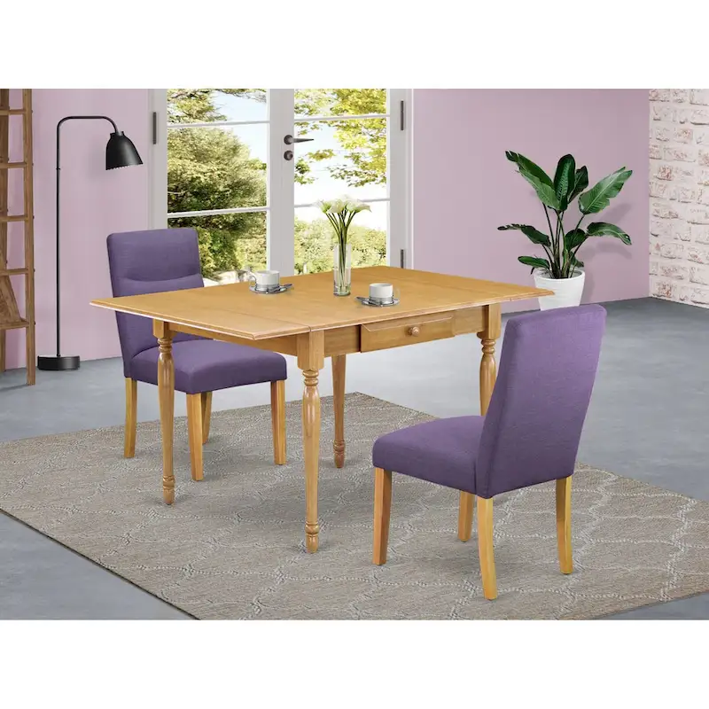 Rectangle Wood Dining Table Set with Chairs | Solid Wood, Classic Style, Seats 4-6