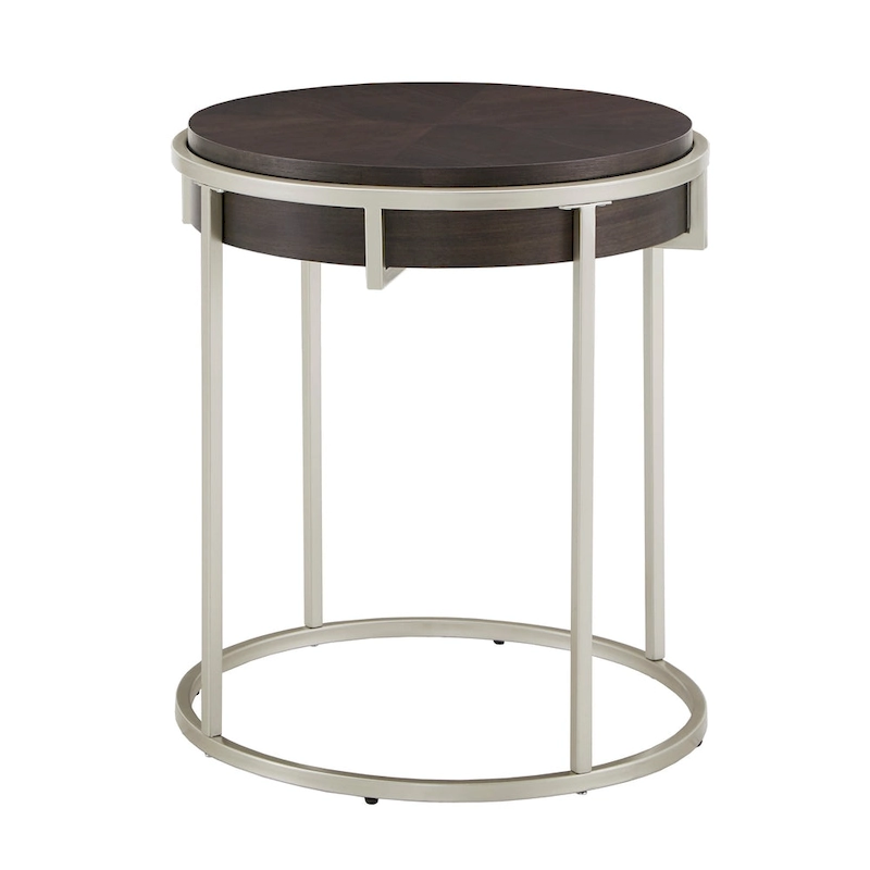 Cooke Round Table with Metal Base from iNSPIRE Q Modern