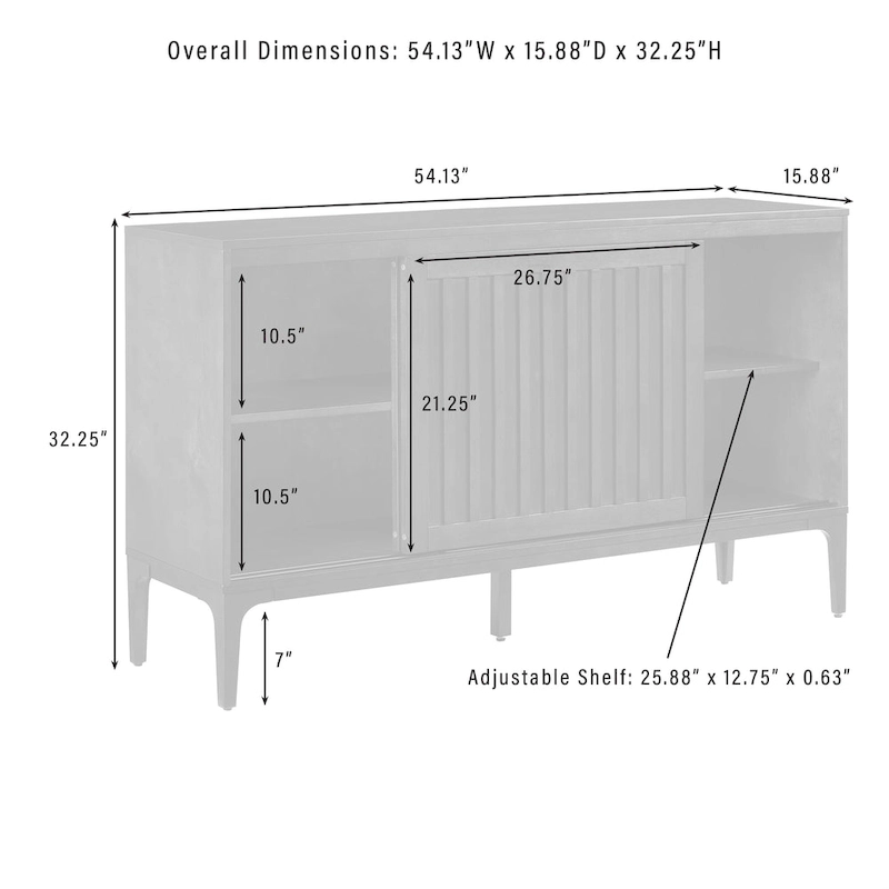 Crosley Asher Sideboard
