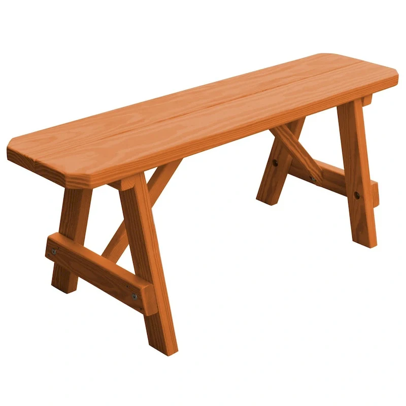 Pressure Treated Pine 4' Traditional Bench
