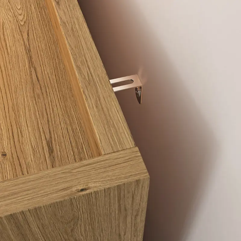 Wood Large Double Dresser with Wide Drawers Modern Chest